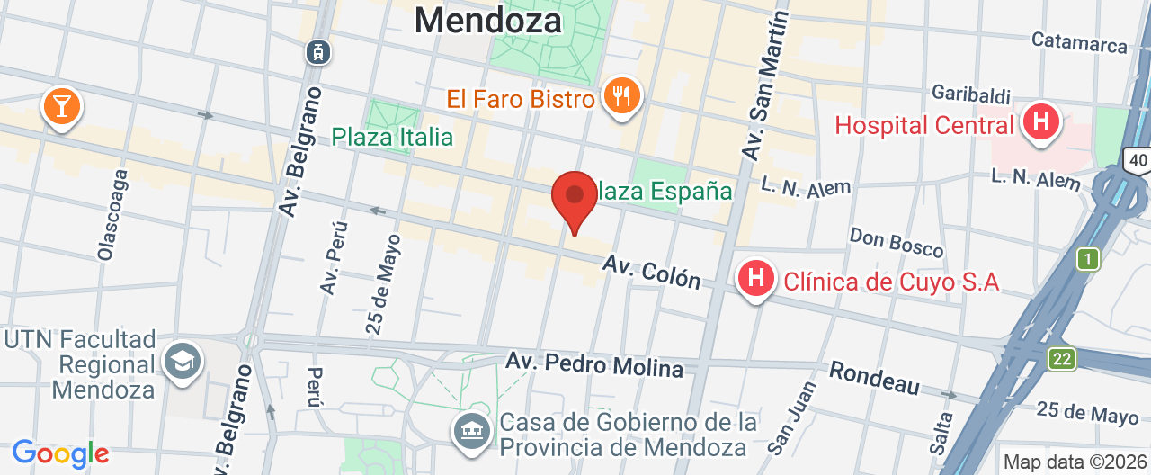 Mapa de la ubicación