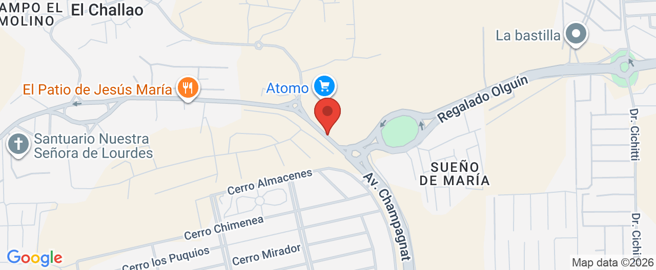 Mapa de la ubicación
