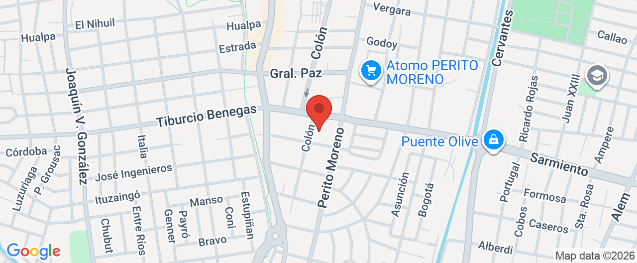 Mapa de la ubicación