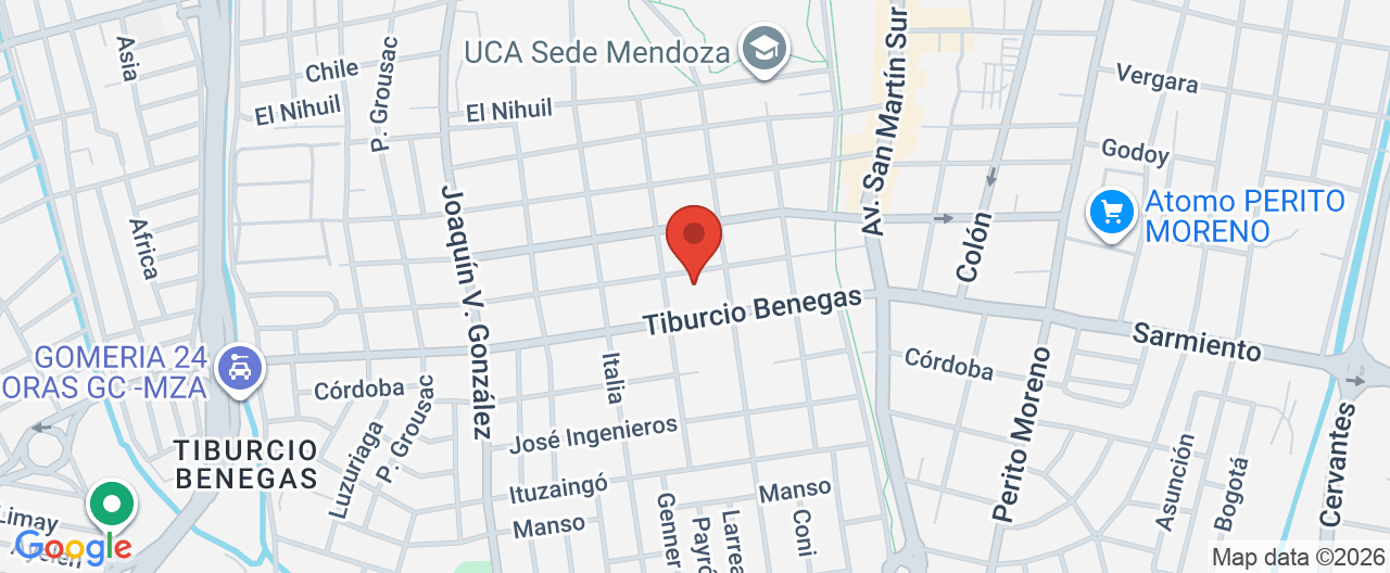 Mapa de la ubicación