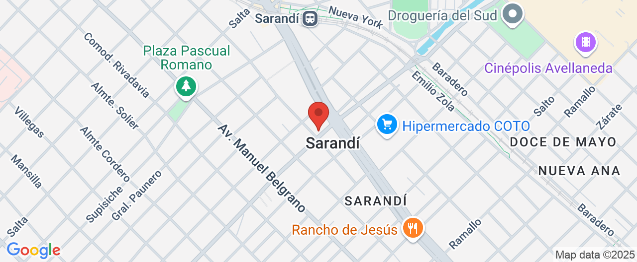 Mapa de la ubicación