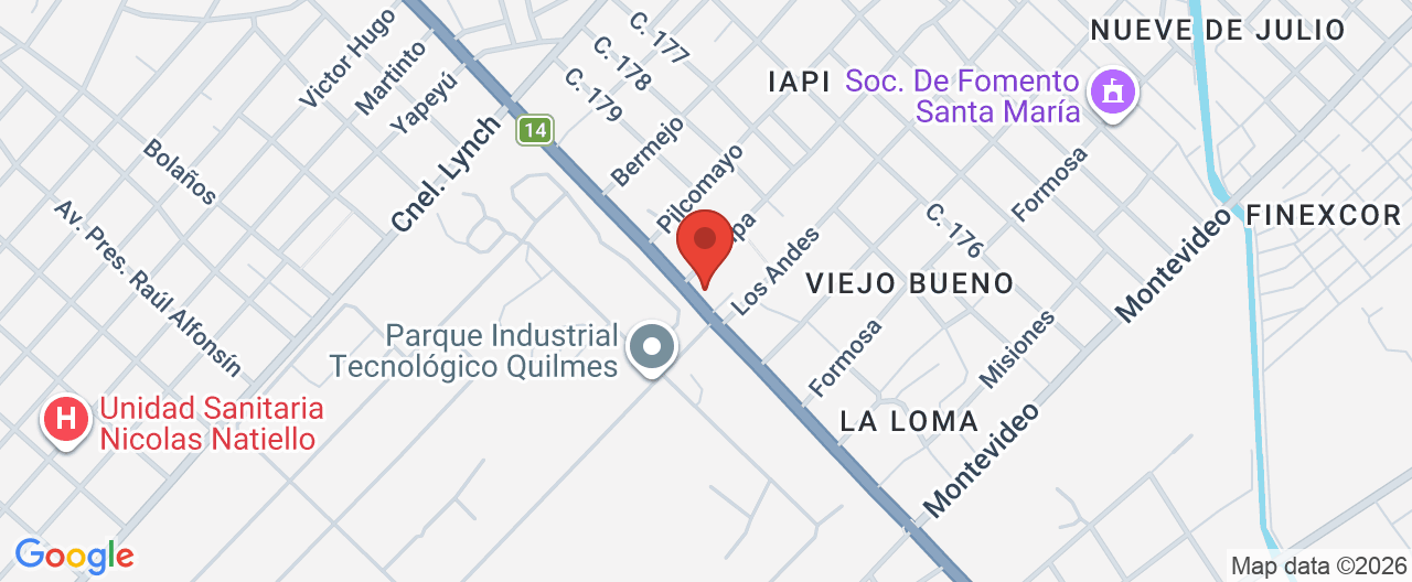 Mapa de la ubicación