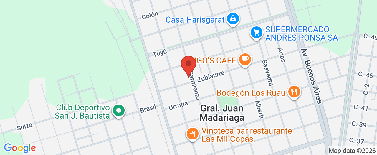 Mapa de la ubicación