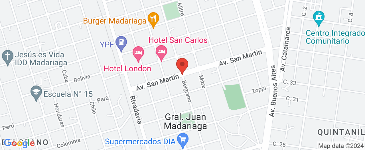 Mapa de la ubicación