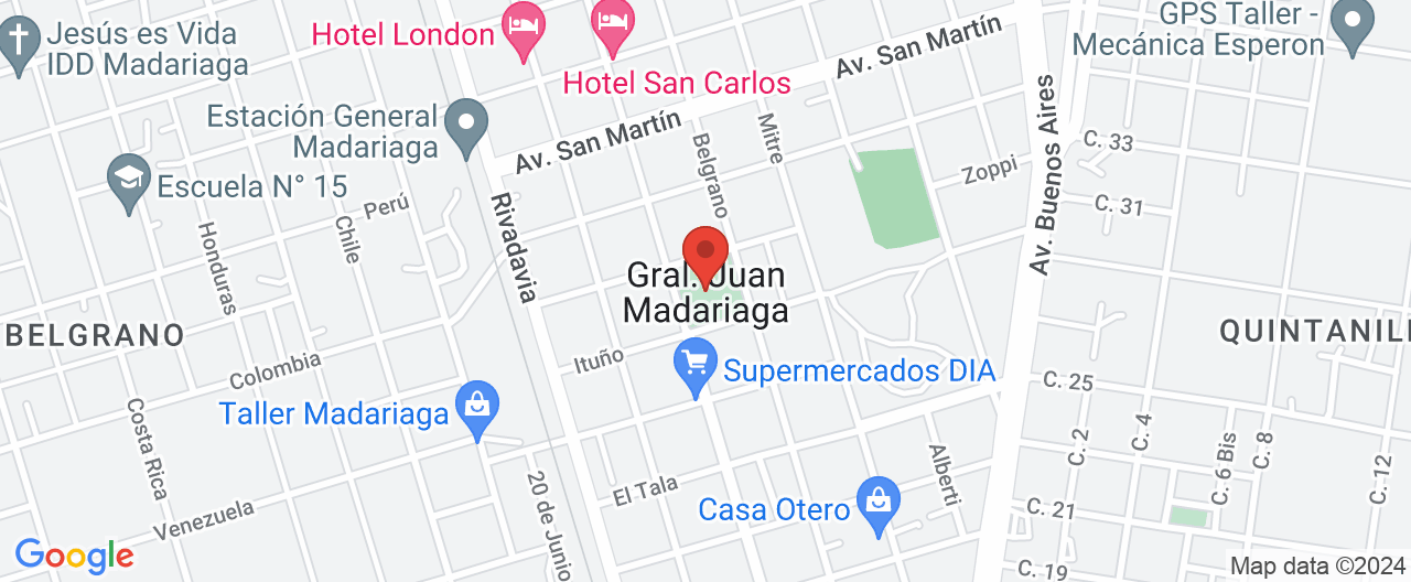 Mapa de la ubicación