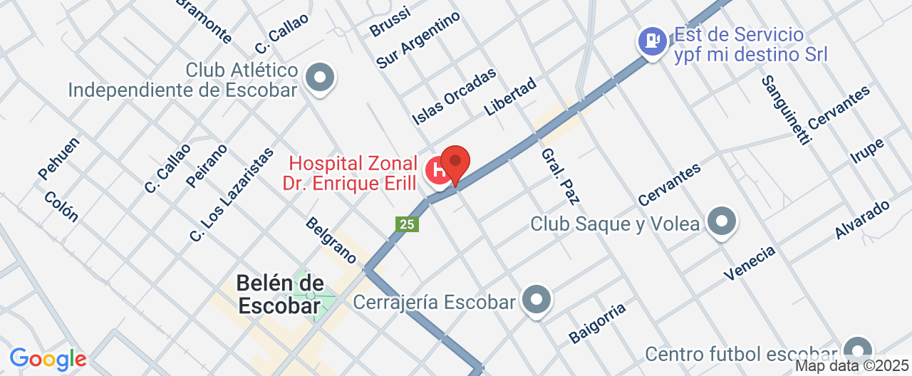Mapa de la ubicación