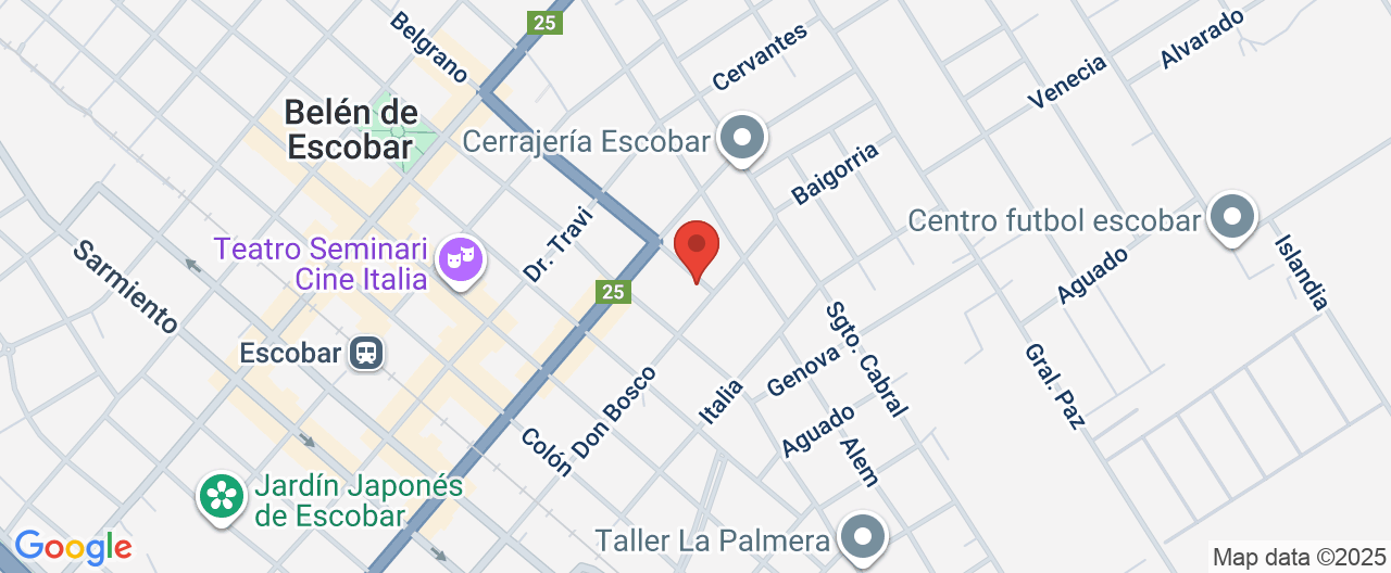 Mapa de la ubicación