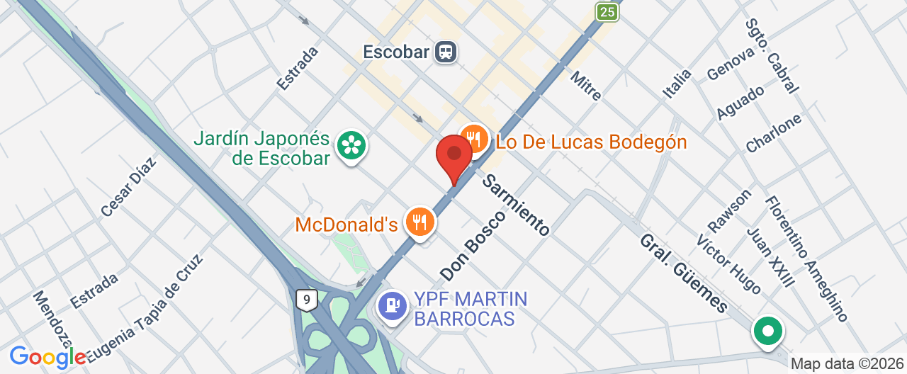 Mapa de la ubicación