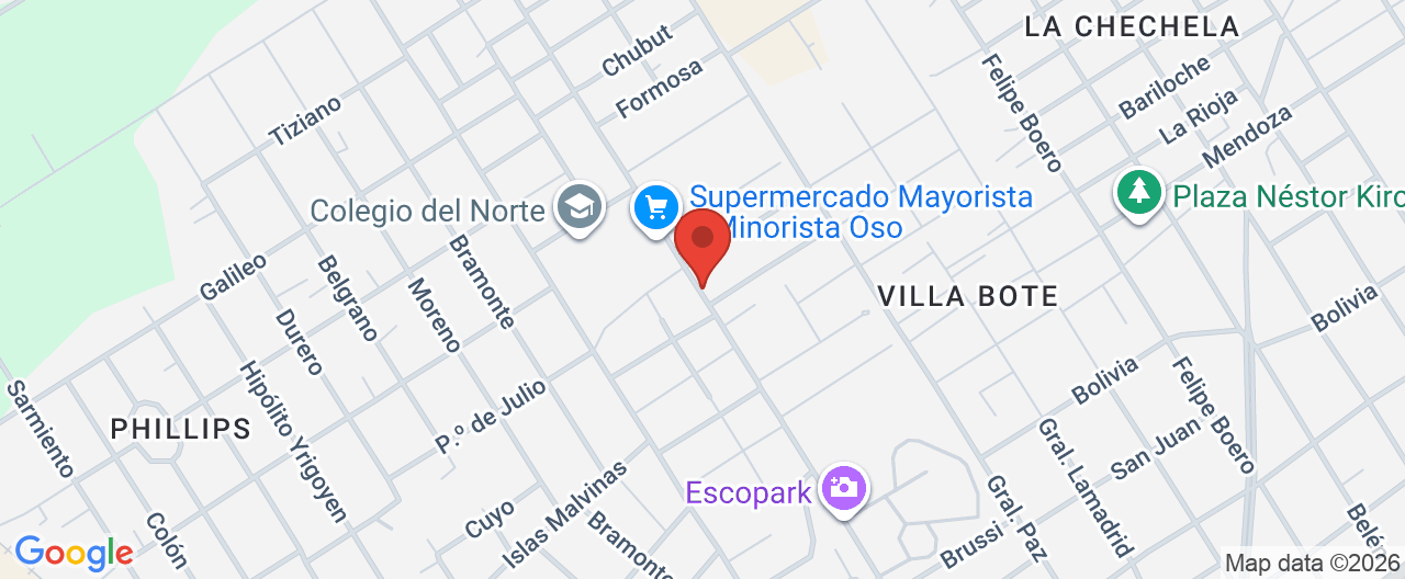 Mapa de la ubicación