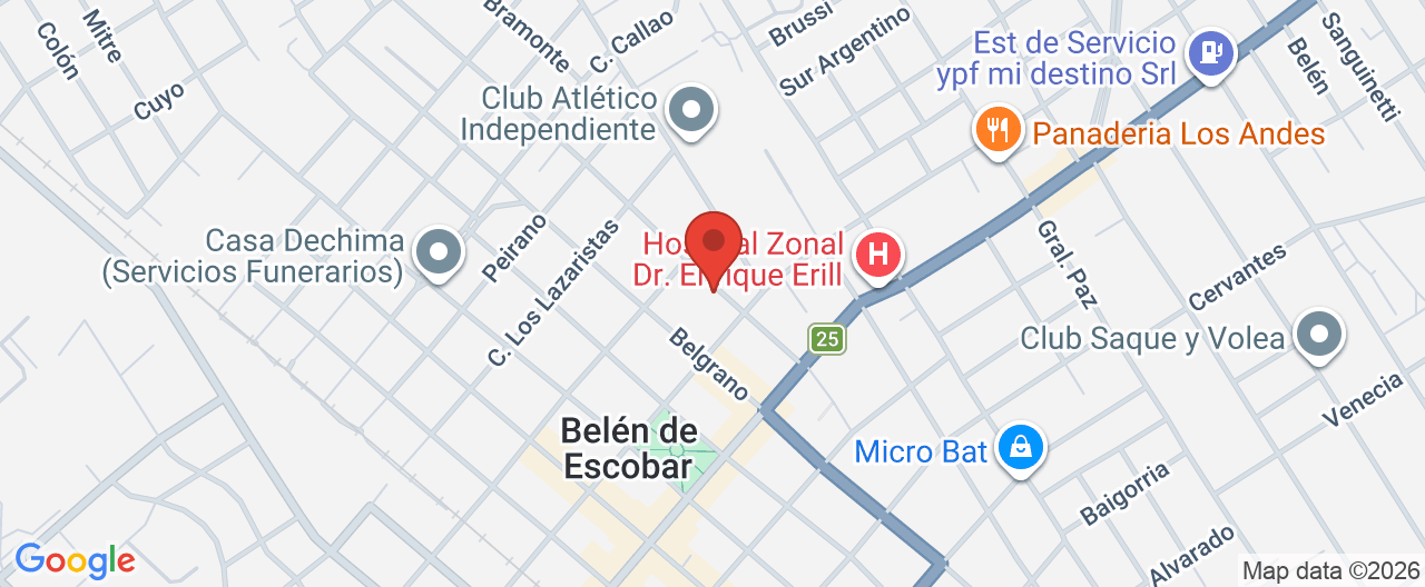 Mapa de la ubicación