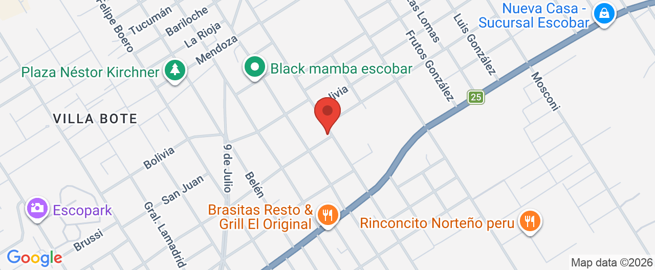 Mapa de la ubicación