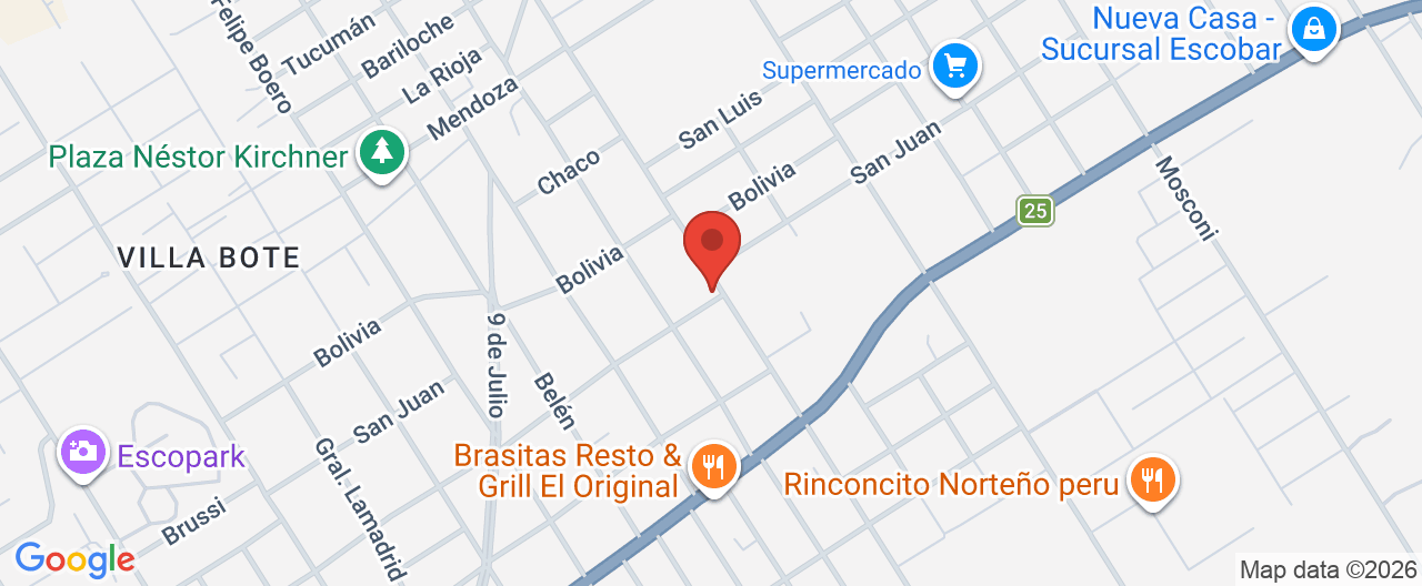 Mapa de la ubicación