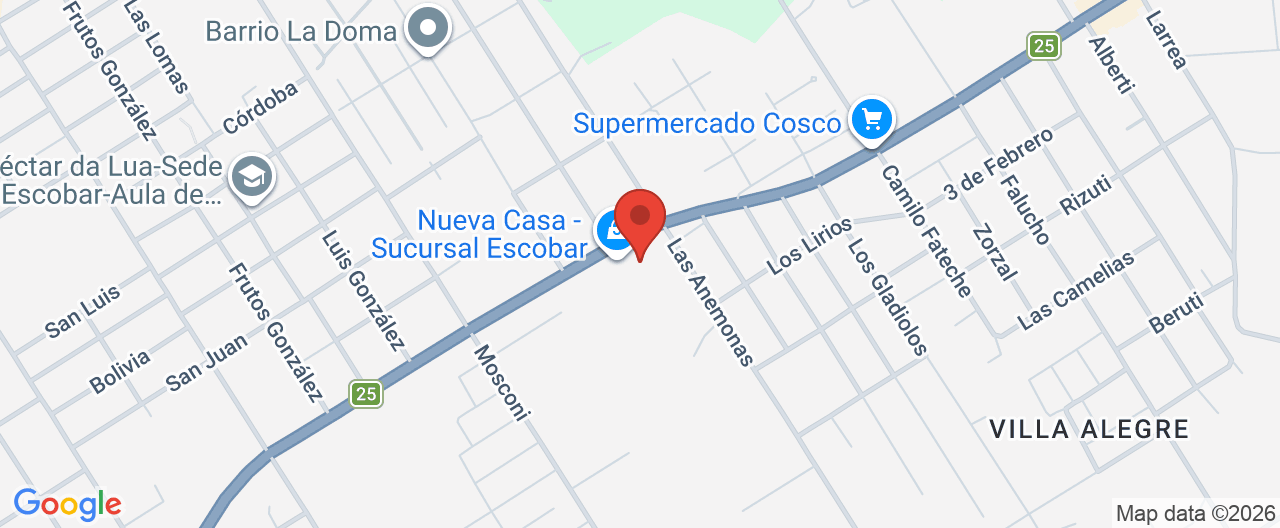 Mapa de la ubicación