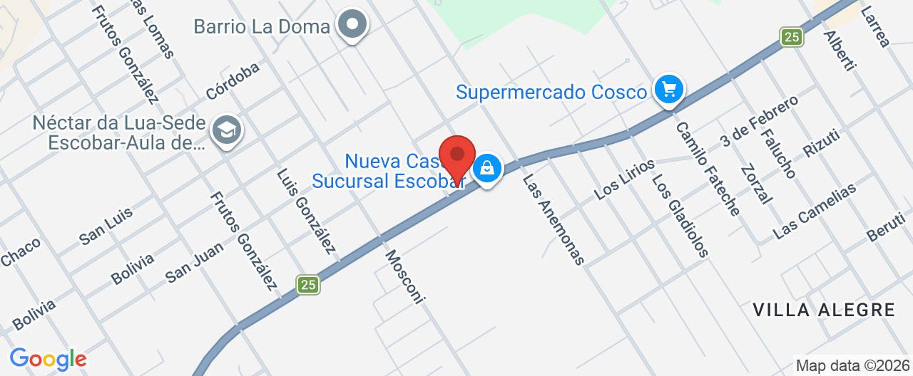 Mapa de la ubicación