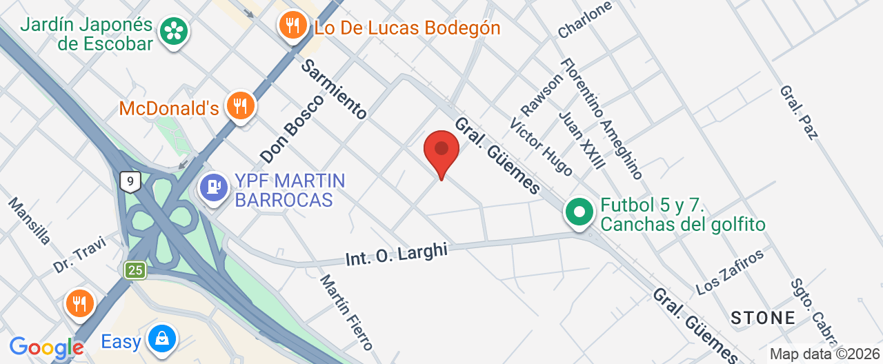 Mapa de la ubicación