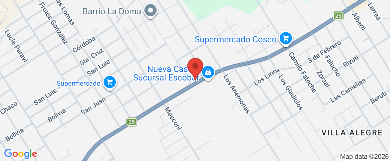 Mapa de la ubicación