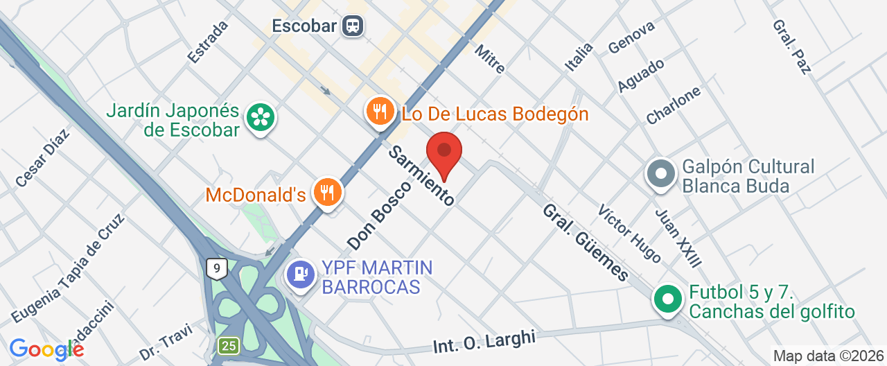 Mapa de la ubicación