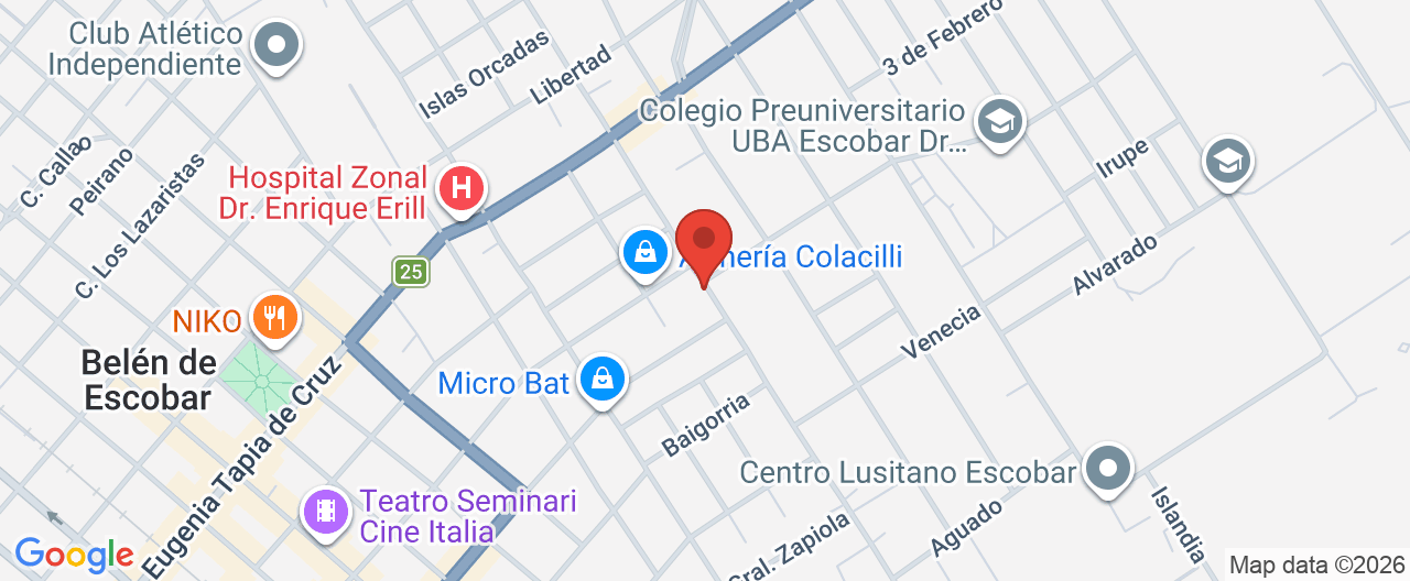 Mapa de la ubicación