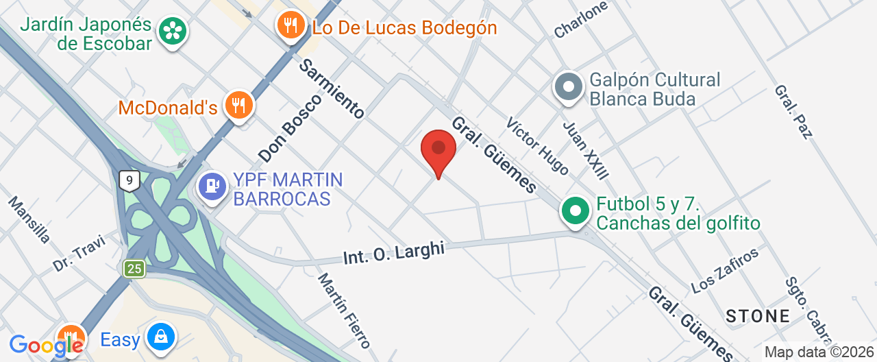 Mapa de la ubicación