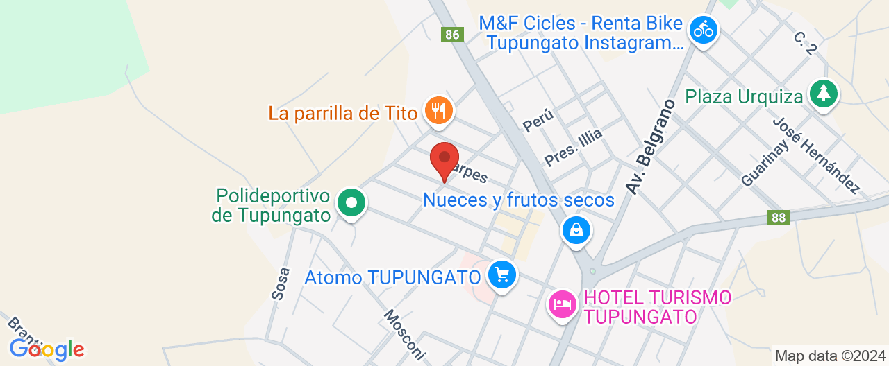 Mapa de la ubicación