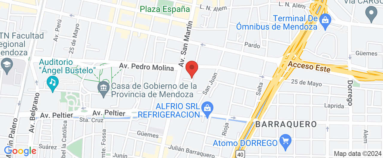 Mapa de la ubicación