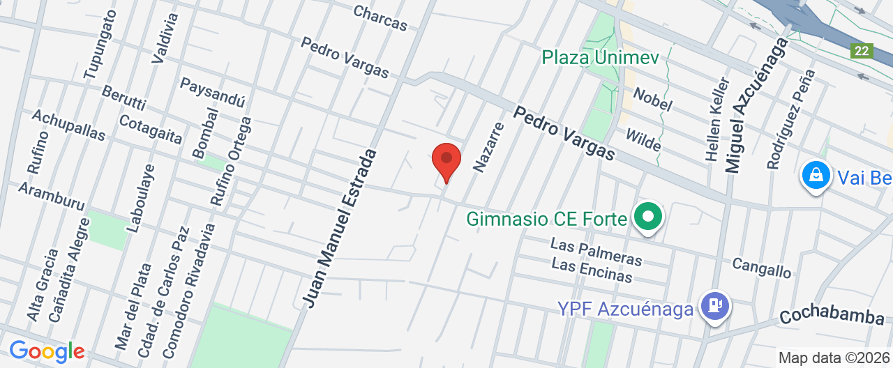 Mapa de la ubicación