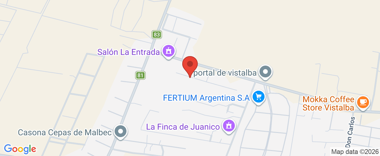Mapa de la ubicación