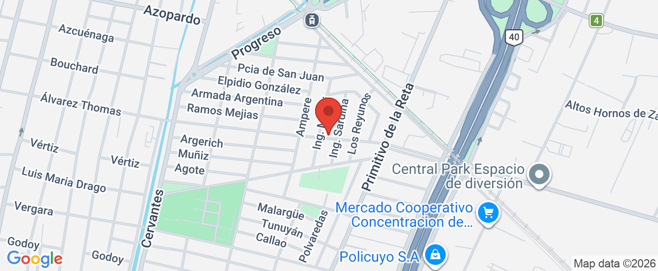 Mapa de la ubicación