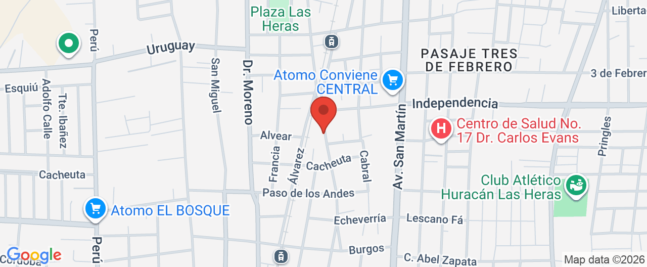 Mapa de la ubicación