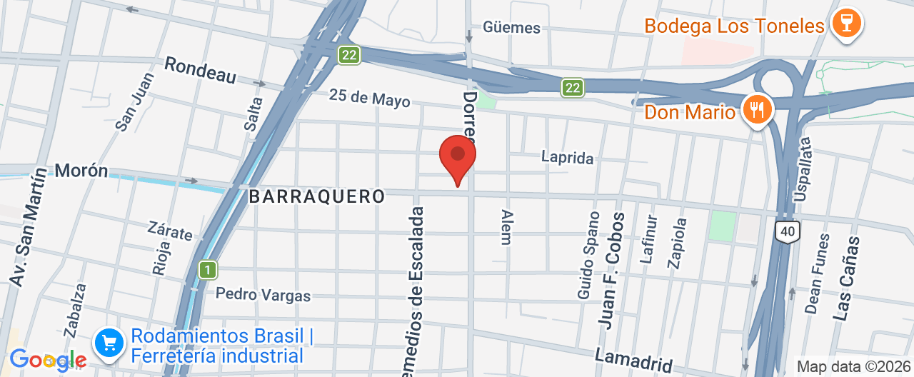Mapa de la ubicación