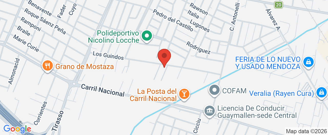 Mapa de la ubicación