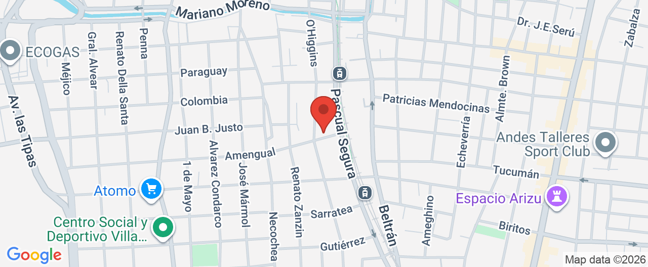 Mapa de la ubicación