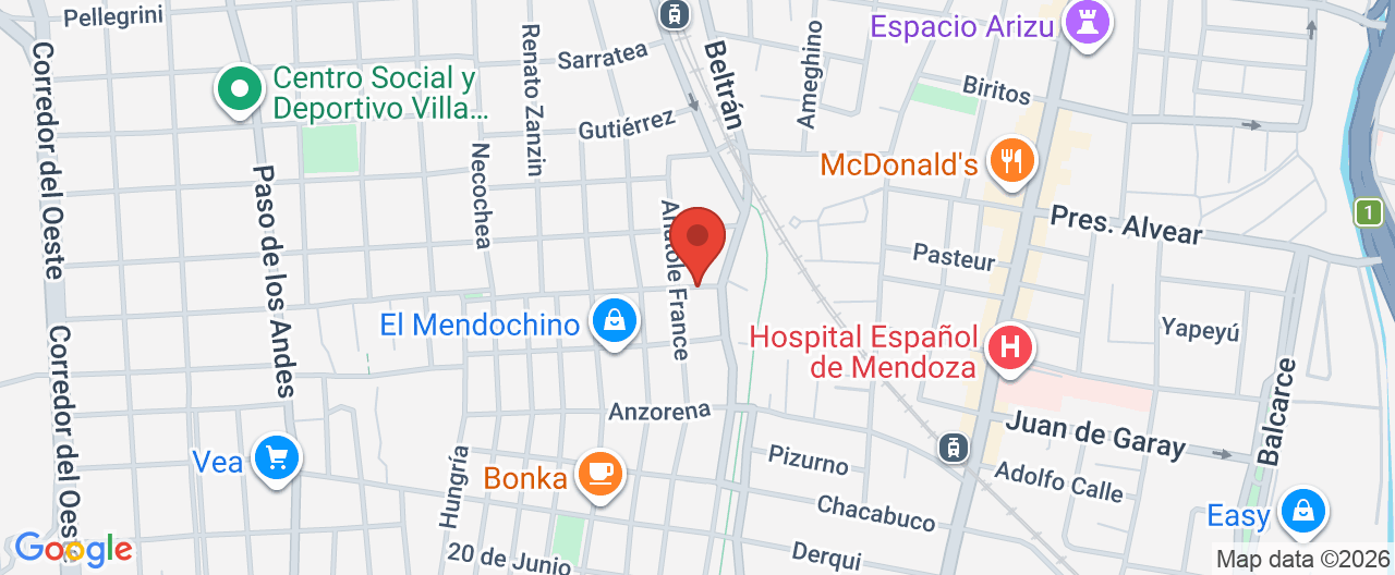 Mapa de la ubicación