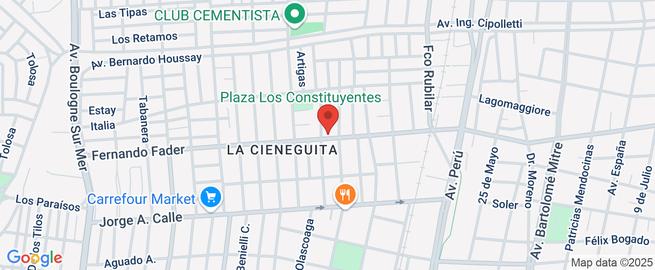 Mapa de la ubicación