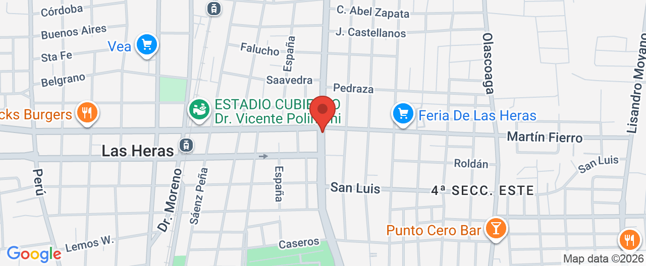 Mapa de la ubicación