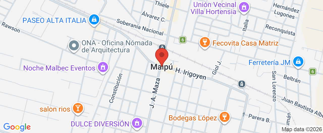 Mapa de la ubicación