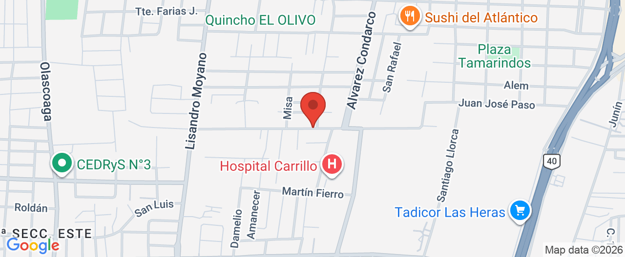 Mapa de la ubicación