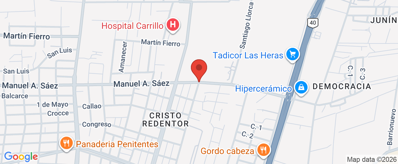 Mapa de la ubicación