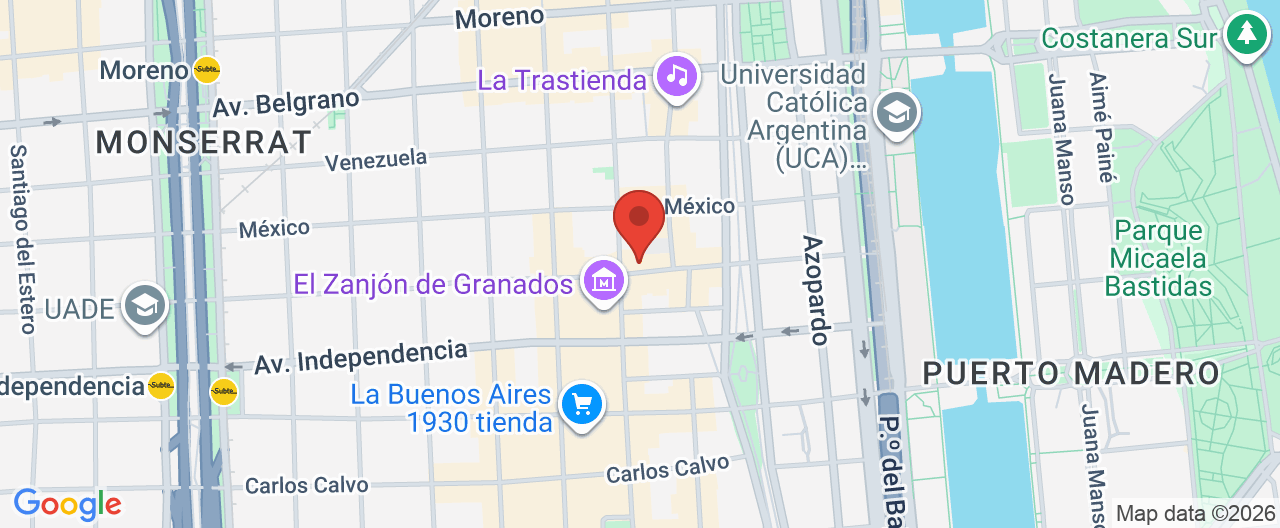 Mapa de la ubicación