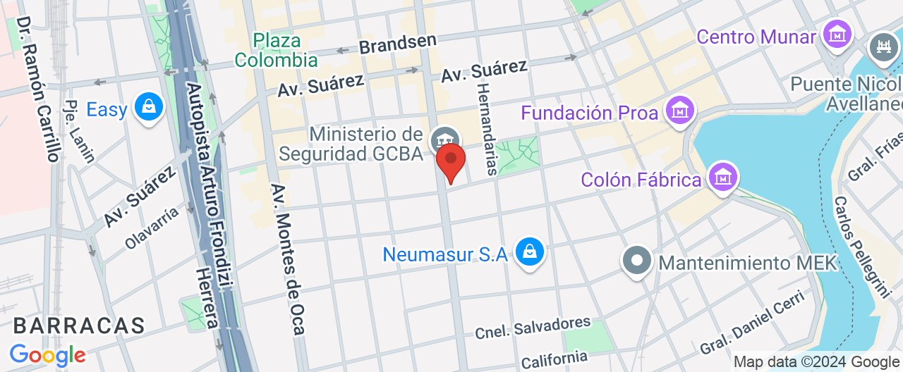 Mapa de la ubicación