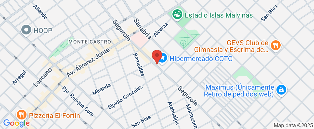 Mapa de la ubicación