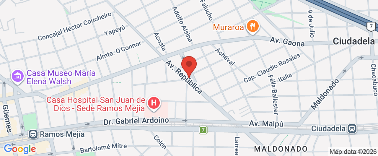 Mapa de la ubicación