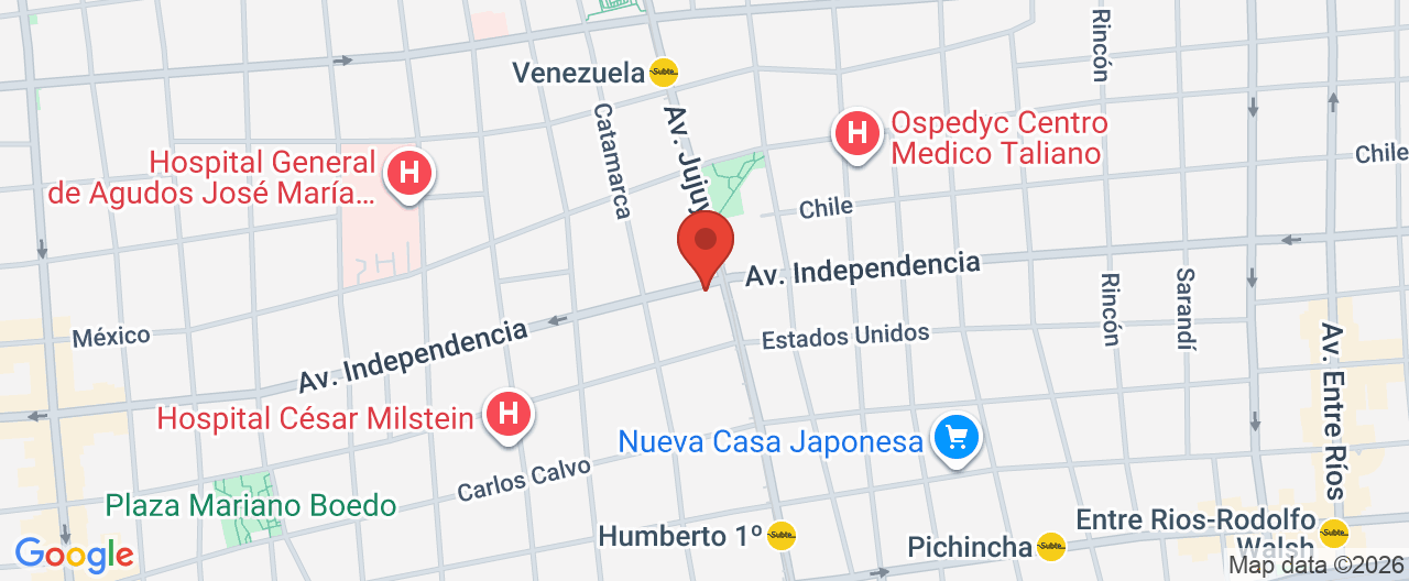 Mapa de la ubicación