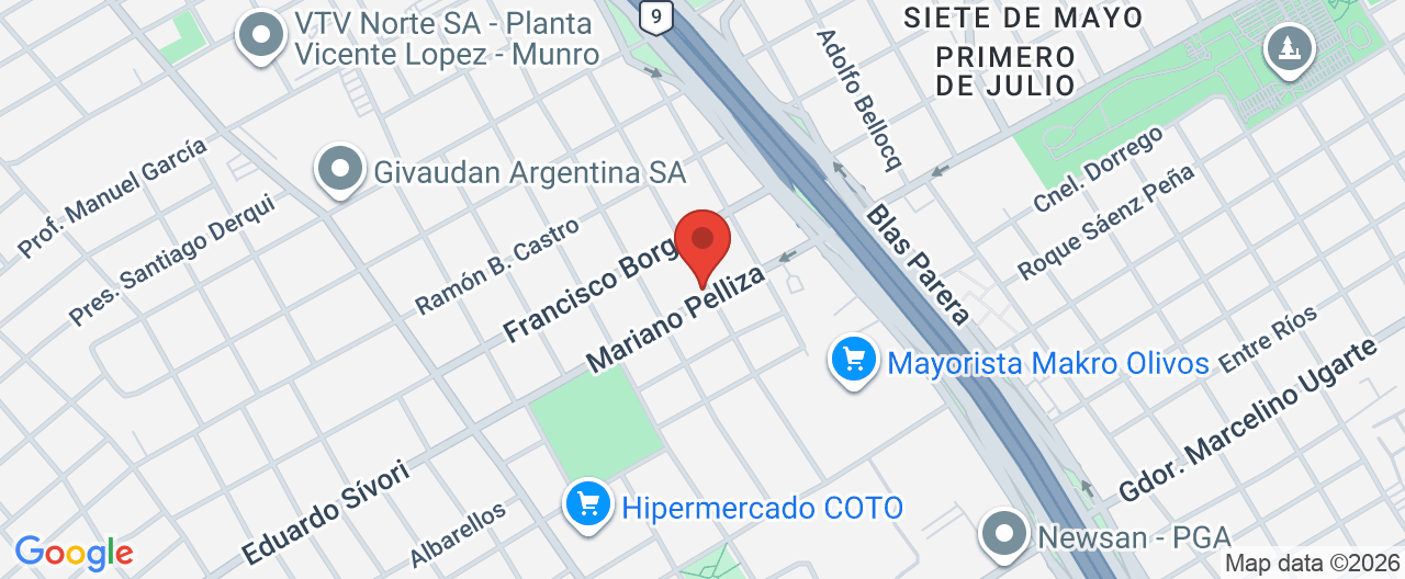 Mapa de la ubicación