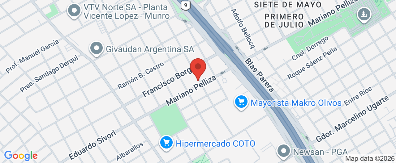 Mapa de la ubicación