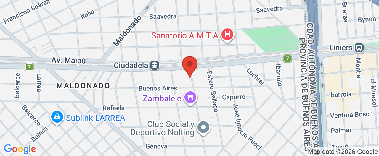 Mapa de la ubicación