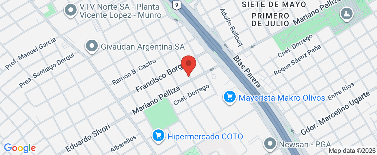 Mapa de la ubicación