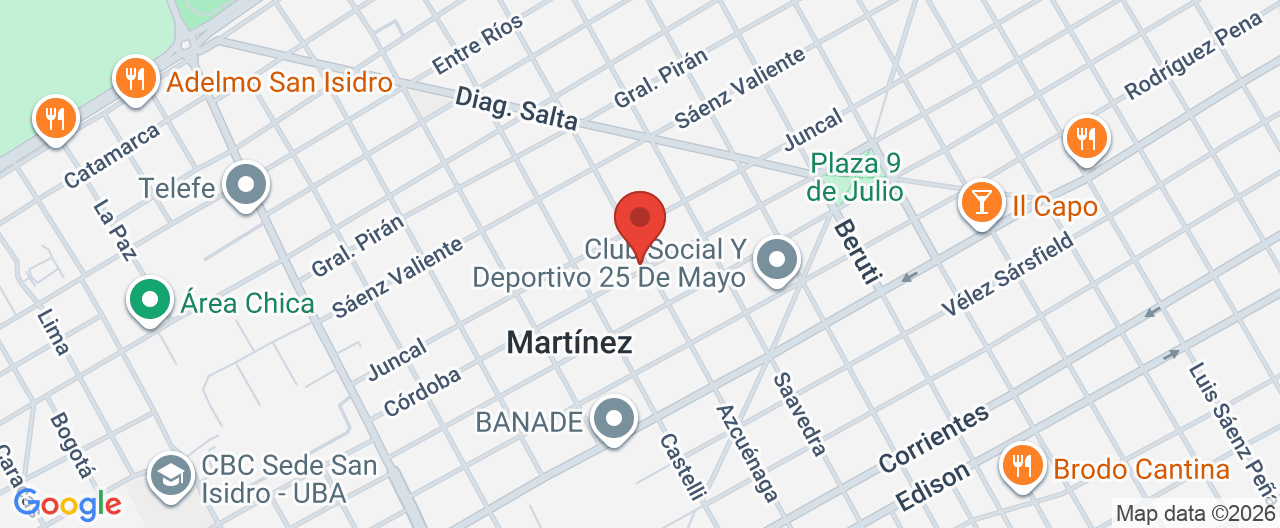 Mapa de la ubicación