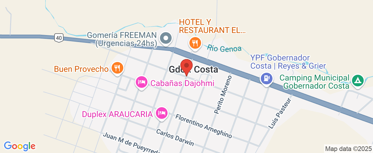 Mapa de la ubicación