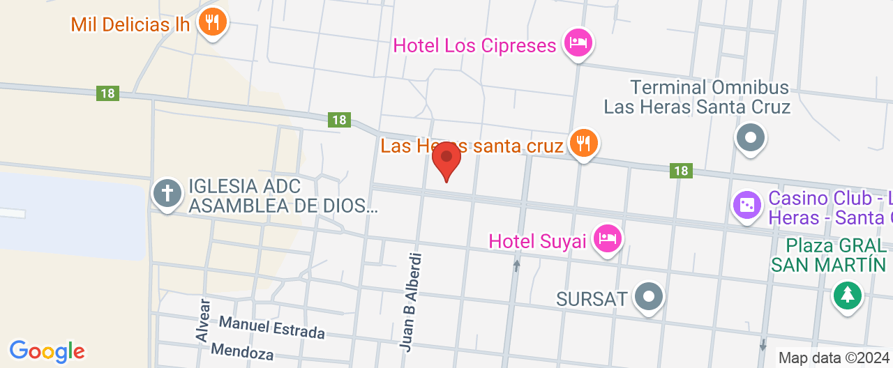 Mapa de la ubicación